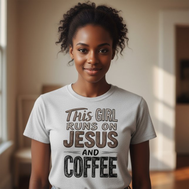 Camiseta Este Chica se enfrenta a Jesús y a los cristianos  (Subido por el creador)