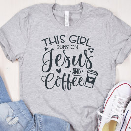 Camiseta Este Chica se enfrenta a Jesús y a los cristianos 