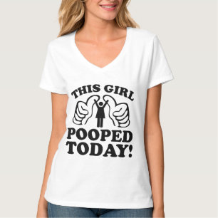 Camiseta ¡Este Chica Se Ha Popopedo Hoy!