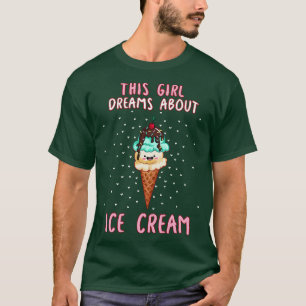 Camiseta Este Chica sueña con el helado