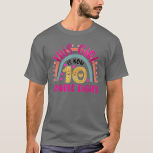 Camiseta Este Chica Tiene Ahora 10 Dígitos Dobles Cumpleaño