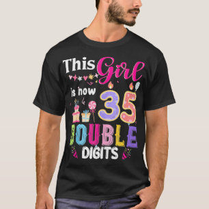 Camiseta Este Chica Tiene Ahora 35 1989 Años Dos Dígitos Na