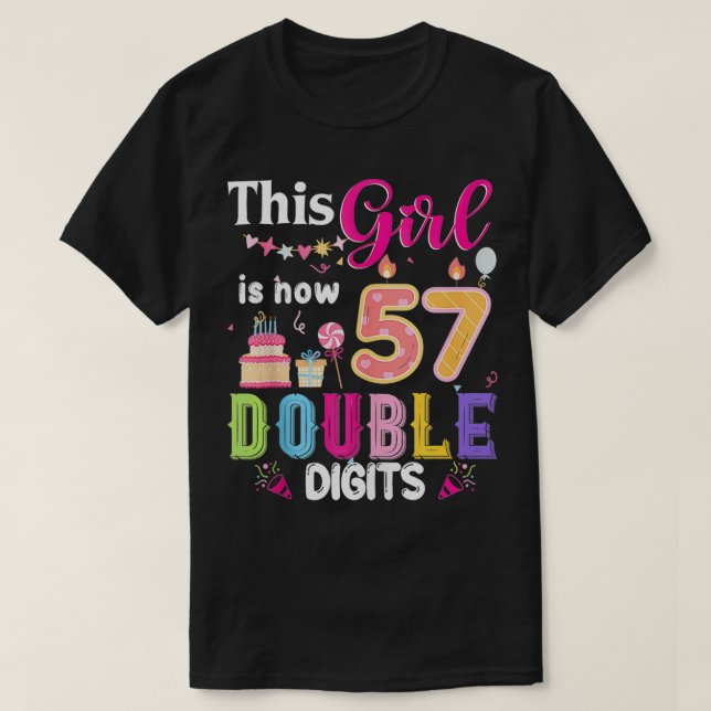 Camiseta Este Chica Tiene Ahora 57 1967 Años Dos Dígitos Na (Diseño del anverso)