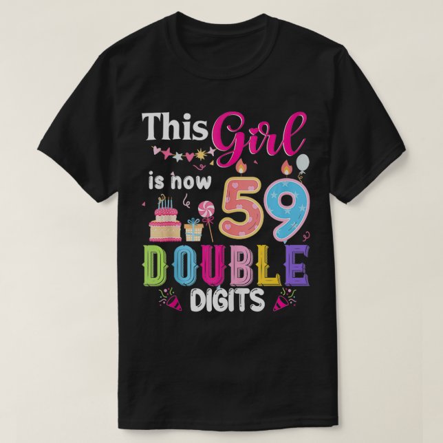 Camiseta Este Chica Tiene Ahora 59 1965 Años Dos Dígitos Na (Diseño del anverso)
