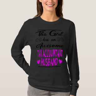 Camiseta Este Chica tiene un impactante esposo contable fis