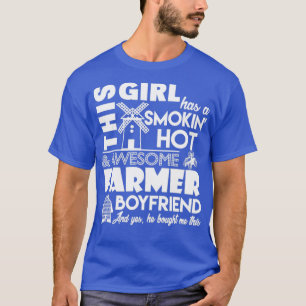 Camiseta Este Chica Tiene Un Increíble Novio Granjero