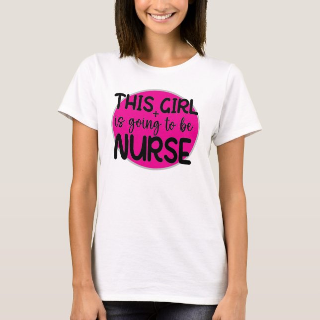 Camiseta Este chica va a ser enfermera (Anverso)