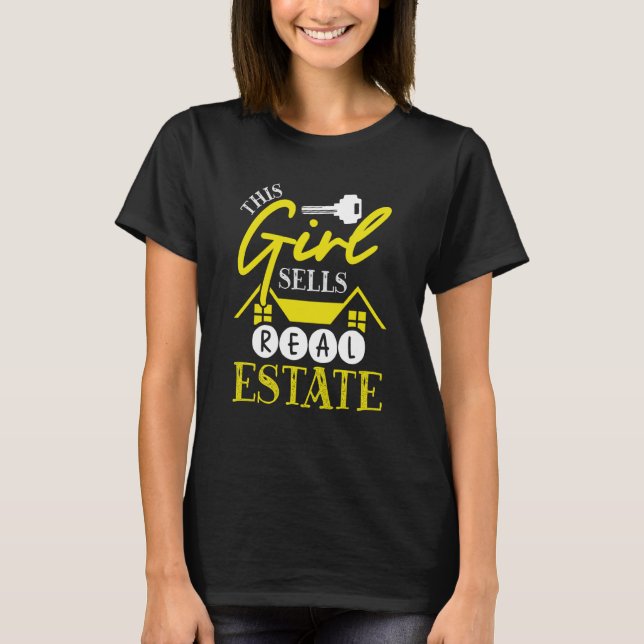 Camiseta Este Chica vende reactor inmobiliario (Anverso)