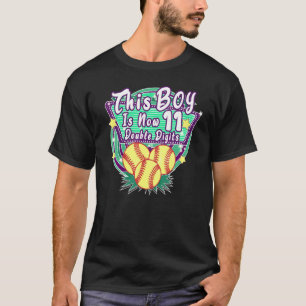 Camiseta Este Chico Ahora Es 11 Dígitos Dobles Bola De Cump