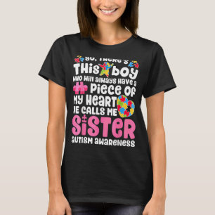 Camiseta Este chico al que llama "Mes Siestéreo Autism Awa"