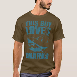 Camiseta Este chico ama a los tiburones