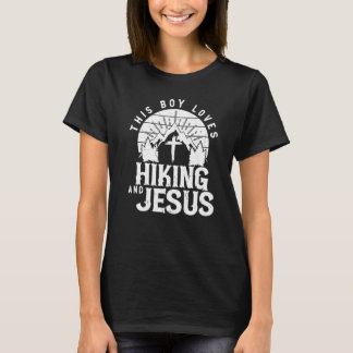 Camiseta Este Chico Ama Caminar Y Jesús Caminante Caminata