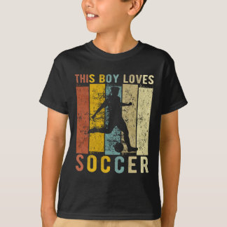 Camiseta Este Chico Ama El Fútbol Chicos Fútbol 