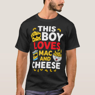 Camiseta Este Chico Ama La Macarrones Con Queso Y