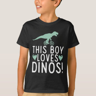 Camiseta Este chico ama los Dinos Fossils Dinsosaur