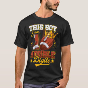 Camiseta Este chico es ahora 10 dígitos dobles cumpleaños d