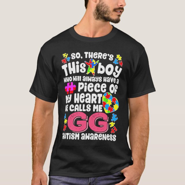 Camiseta Este Chico Me Llama GG Luchando Concientización So (Anverso)