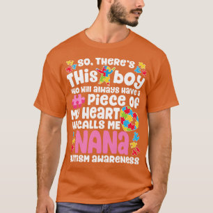 Camiseta Este Chico Que Él Me Llama Conciencia Del Autismo
