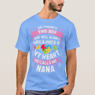 Camiseta Este Chico Que Él Me Llama Conciencia Del Autismo 