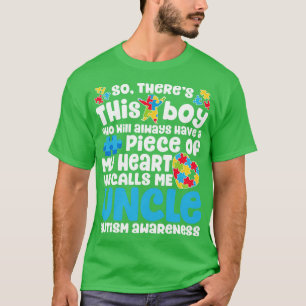 Camiseta Este Chico Que Él Me Llama Tía De Autismo