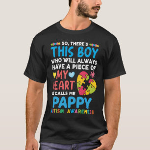 Camiseta Este chico que me llama aprendices de autismo papa