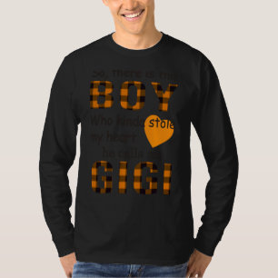 Camiseta Este Chico Que Me Robó El Corazón Me Llama Gigi
