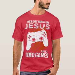 Camiseta Este chico se enfrenta a Jesús y a los videojuegos