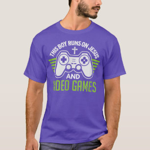 Camiseta Este chico se enfrenta a Jesús y a los videojuegos
