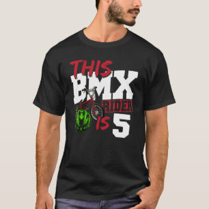 Camiseta Este ciclista BMX es 5 niños de bicicleta Guay Qui