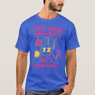 Camiseta Este científico loco es 12 cumpleaños 12° ciencia