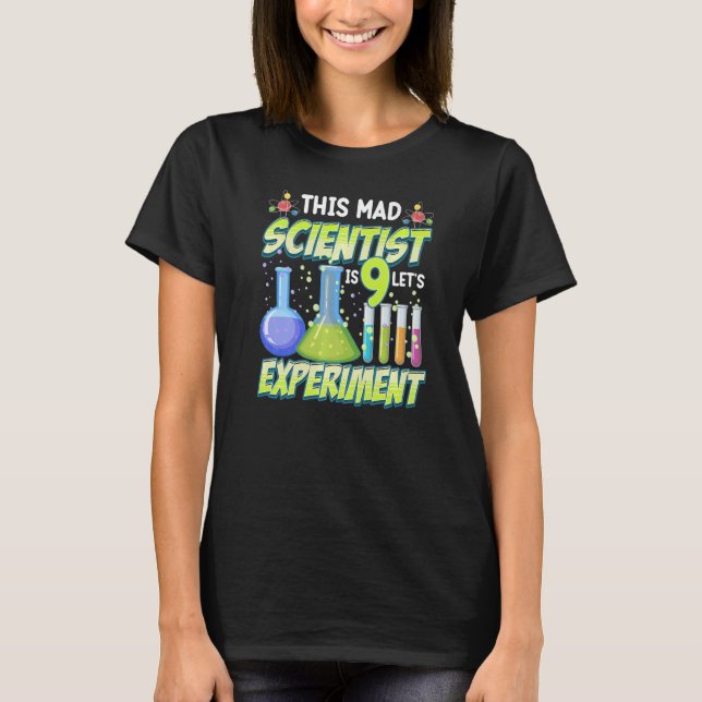 Camiseta Este Científico Loco Es La Novena Parte Científica (Anverso)