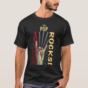 Camiseta Este concierto retro vintage de Pop Rocks divertid