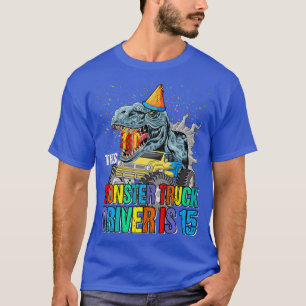 Camiseta Este conductor de camión monstruo tiene 15 Cumplea
