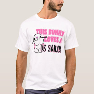 Camiseta Este conejito ama al marinero de los E.E.U.U.