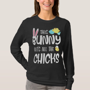 Camiseta Este conejito se pone gracioso en las chichas del 