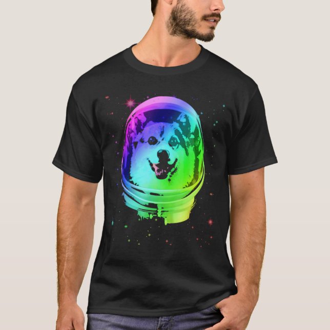 Camiseta Este Corgi Es Un Astronauta Con Casco Espacial (Anverso)