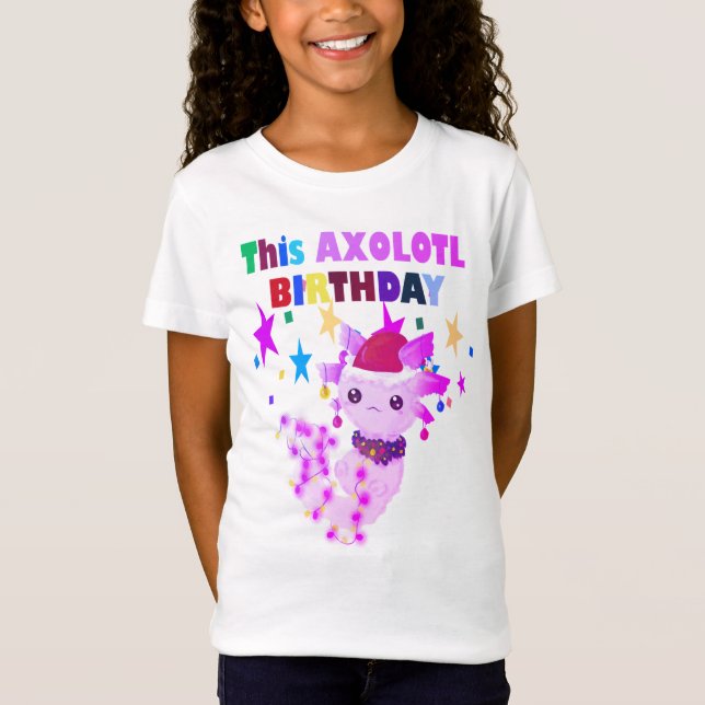 CAMISETA ESTE CUMPLEAÑOS AXOLOTÁN (Anverso)