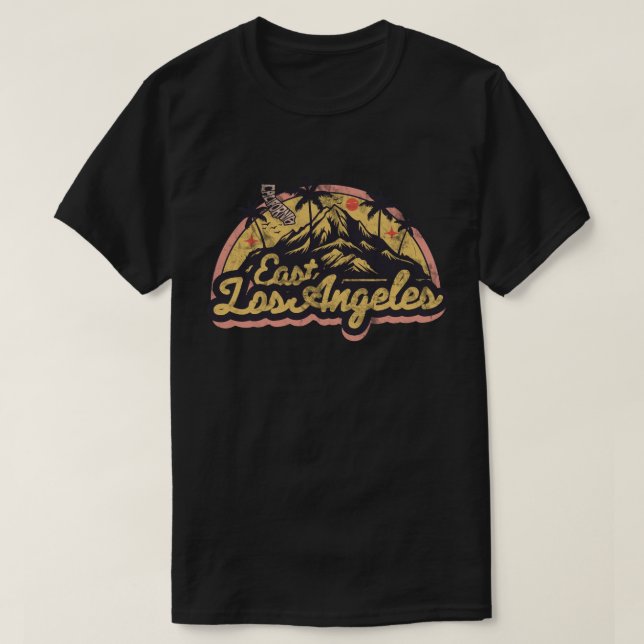 Camiseta Este de Los Ángeles, California (Diseño del anverso)