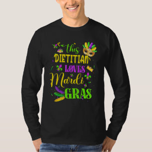 Camiseta Este Dietista adora El Auto Del Festival Mardi Gra