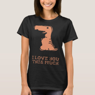 Camiseta Este dinosaurio que amo te gusta a los niños adult