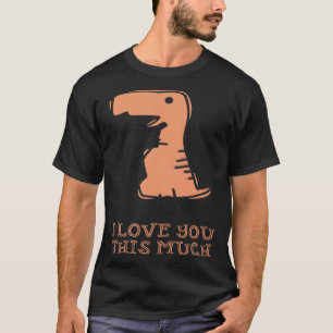 Camiseta Este dinosaurio que amo te gusta a los niños adult
