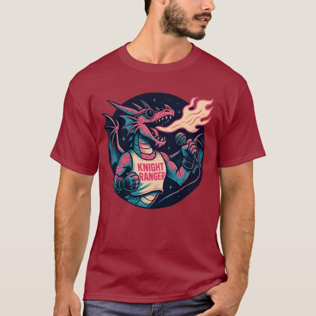 Camiseta Este dragón se derrama fuego (Anverso)