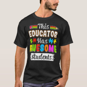 Camiseta Este educador tiene asombrosos aprendizajes de aut