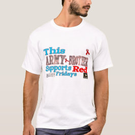 Camiseta Este EJÉRCITO Brother lleva rojo