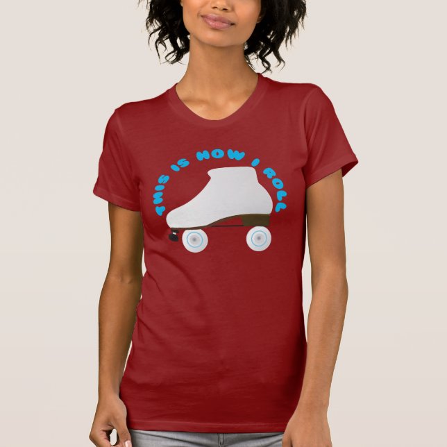 Camiseta Éste es cómo ruedo al patinador del rodillo (Anverso)