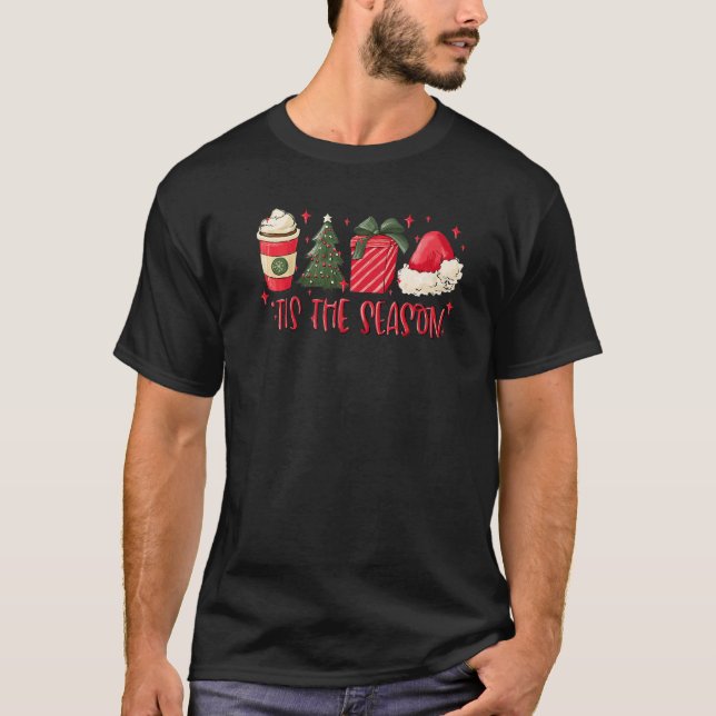 Camiseta Este Es El Árbol De Navidad De Temporada Café Cali (Anverso)