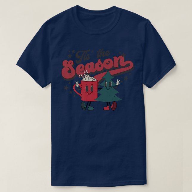 Camiseta Este es el árbol de Navidad de temporada Feliz Nav (Diseño del anverso)