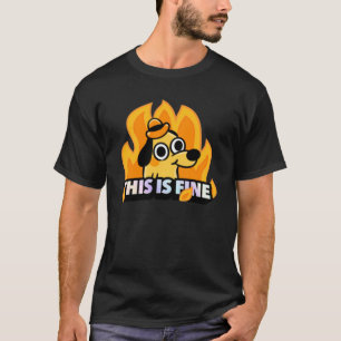 Camiseta Este es el clásico del Meme de Perro de Fuego