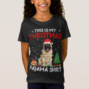 Camiseta Este es el costazo de mis Navidades Pug Pajama Xma