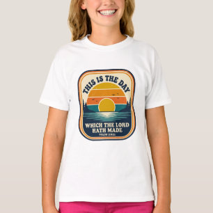 Camiseta Este Es el Día Salmo 118:24 Sticker